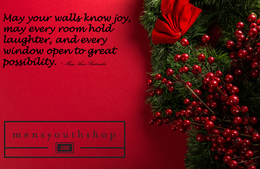 Happy Holidays from Men's Youth Shop!